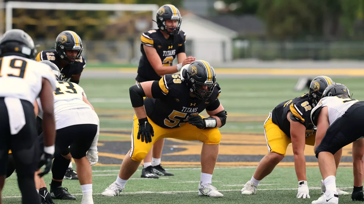 Courtesy of UWO Athletics -- The Associated Press selected UW Oshkosh football offensive lineman John Schirger to the 2024 AP NCAA Division III All-America Football Second Team on Thursday to become the sixth Titan in the history of the program to receive an AP award.