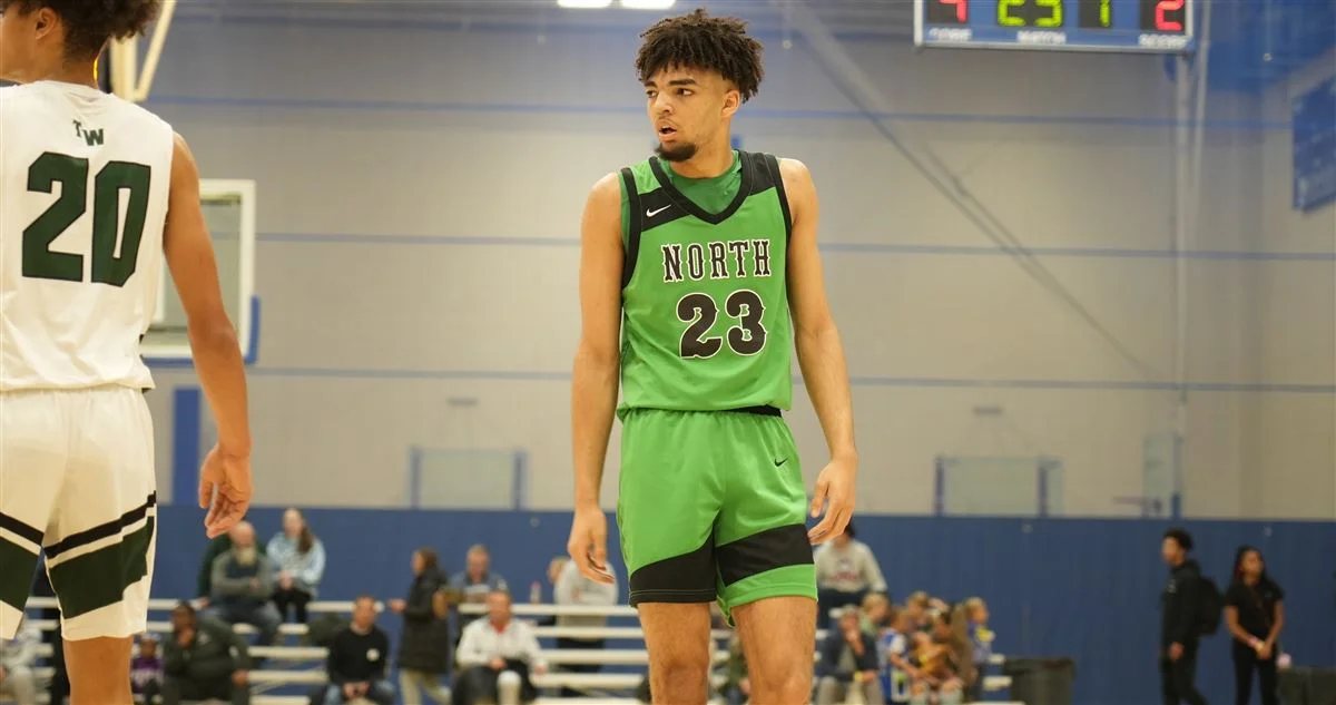 Courtesy of 247 Sports -- Xzavion Mitchell plays in a game earlier this season for Oshkosh North High School.