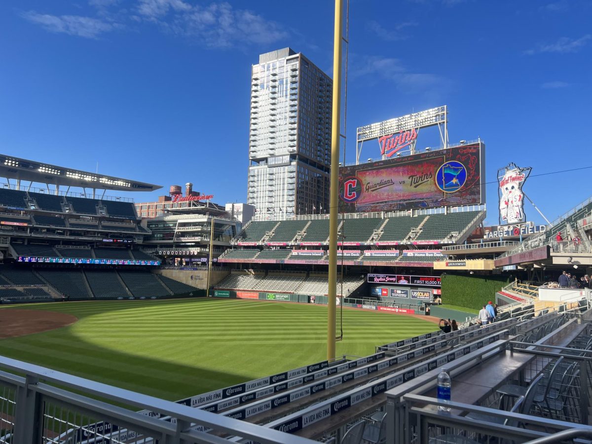 Nolan Andler / Advance-Titan -- A view of Target Field, home of the Minnesota Twins before a game against the Cleveland Guardians last season.