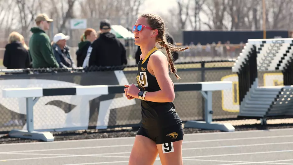 Courtesy of Steve Frommell / Advance-Titan -- Emma Maly runs at a meet earlier this season.
