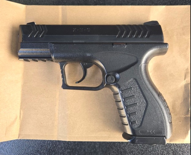 Courtesy of Oshkosh Police Department – Oshkosh Police Department seized a fake gun from four juveniles on Sept. 5 near Oshkosh West High School