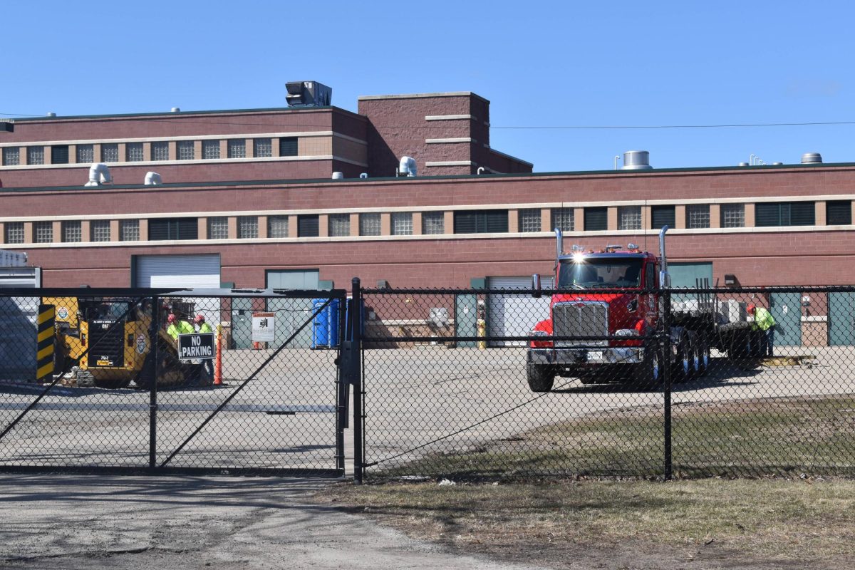 Jacob Link / Advance-Titan -- Construction workers prepare to replace the ozone system at Oshkosh’s Water Filtration Plant last April.