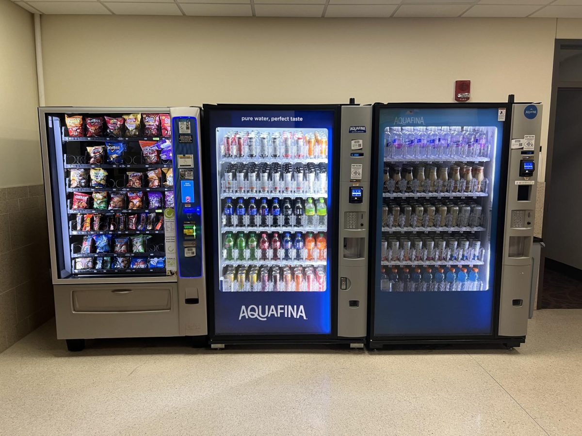 Vending machines on the third floor of Sage Hall
